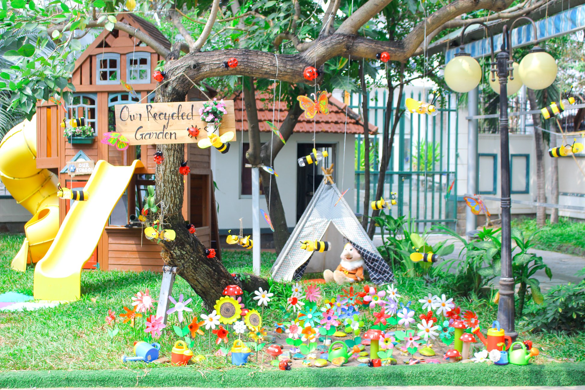 OUR RECYCLED GARDEN Kindy City International Preschool - Ngo Quang Huy Street, Thao Dien Ward